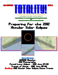 TOTALITY!, but I Have Not Found Enough Time to Devote to Them