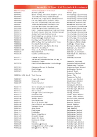 Appendix IV Record of Protected Structures