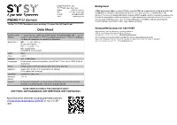 Data Sheet 124 011BT