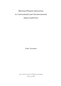Electron-Phonon Interaction in Conventional and Unconventional Superconductors