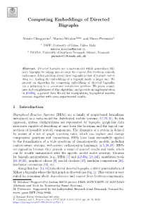 Computing Embeddings of Directed Bigraphs