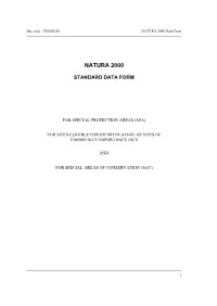 NATURA 2000 Data Form