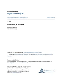 Recreation, at a Glance