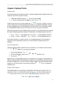 Chapter 8 Optimal Points