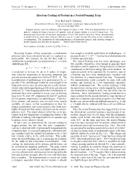 Electron Cooling of Protons in a Nested Penning Trap