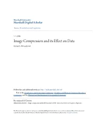 Image Compression and Its Effect on Data Khaled S