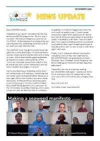 Making a Seaweed Manifesto See Page 3