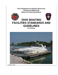 OHIO BOATING FACILITIES STANDARDS and GUIDELINES First Edition