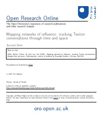 Tracking Twitter Conversations Through Time and Space