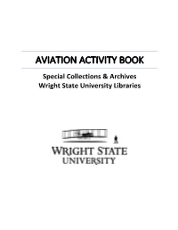 AVIATION ACTIVITY BOOK Special Collections & Archives Wright State University Libraries