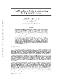 Flexible and Accurate Inference and Learning for Deep Generative Models