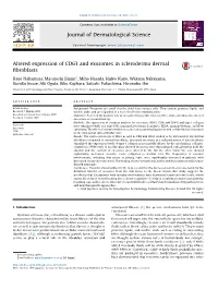 Altered Expression of CD63 and Exosomes in Scleroderma Dermal