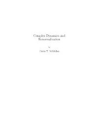 Complex Dynamics and Renormalization