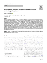 A Non-Bilaterian Perspective on the Development and Evolution of Animal Digestive Systems