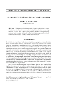 Action-Centered Faith, Doubt, and Rationality
