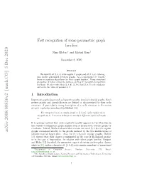 Arxiv:2008.08856V2 [Math.CO] 5 Dec 2020 Graphs Correspond Exactly to the Graphs Induced by the Two Middle Layers of Odd-Dimensional Hypercubes
