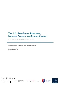 Climate Change, Migration, and Resiliency in South Asia: Cooperation for Climate Security