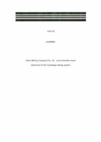 Environmental Impact Statement for the Canbelego Tailings Project