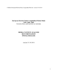Longitudinal Codebook