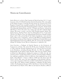 Notes on Contributors