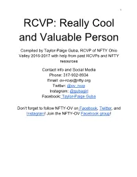 RCVP: Really Cool