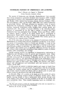 Systematic Position of Cnidoscolus and Jatropha