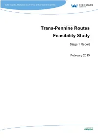 Trans-Pennine Routes: Feasibility Studies: Stage 1 Report