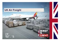 UK Air Freight Document Classification: OFFICIAL Version Control