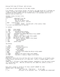Winning Chili Cook Off Recipe- Both Versions