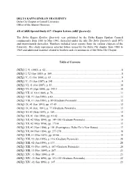 17 Collected Chapter Letters (DKE Quarterly).Pdf