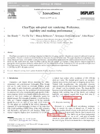 Cleartype Sub-Pixel Text Rendering: Preference