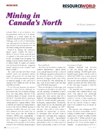 Mining in Canada's North