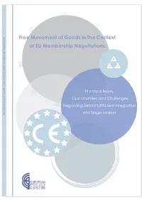 Free Movement of Goods in the Context of EU Membership Negotiations