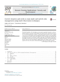Remote Sensing Applications: Society and Environment 1 (2015) 72–84