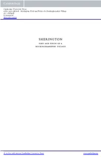 Sherington: Fiefs and Fields of a Buckinghamshire Village A.C