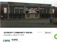 Sudbury Community Arena