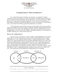 Technology Degrees - What Is the Difference?