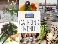 Catering Menu