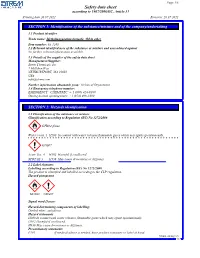 Data Sheet According to 1907/2006/EC, Article 31 Printing Date 20.07.2021 Revision: 20.07.2021