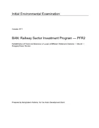 IEE: Bangladesh: Railway Sector Investment Program