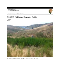 NISIMS Fields and Domains Guide 2019