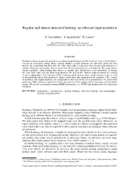 Regular and Almost Universal Hashing: an Efﬁcient Implementation