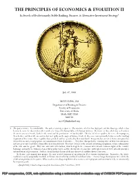 The Principles of Economics & Evolution II: in Search Of