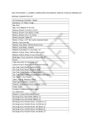 Sow Attachment 1: General Commodities and General Medical Surgical Supplies List