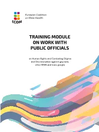 Training Module on Work with Public Officials On