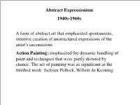 Art in 1960S