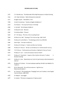 Slade Lectures