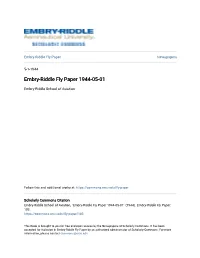 Embry-Riddle Fly Paper 1944-05-01