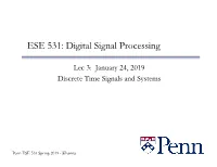 ESE 531: Digital Signal Processing