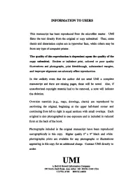 Information to Users